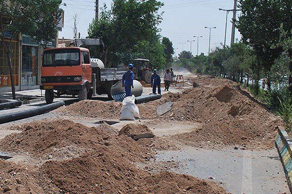 پیشرفت 70 درصدی پروژه ایجاد تاسیسات فاضلاب ندوشن