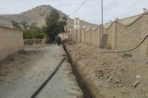 شبکه آبرسانی ندوشن اصلاح شد