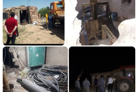 دستگاه حفاری غیر مجاز در شهرستان خدابنده توقیف شد