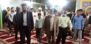 گفتگوی صمیمی دادستان و مدیر منابع آب تربت‌جام با کشاورزان محمودآباد