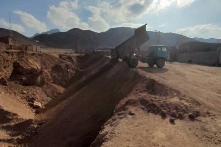 رفع خطر سیل از روستای استایش بخش میان جلگه شهرستان نیشابور