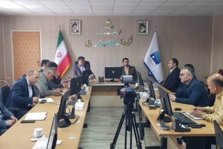 جلسه قرارگاه مدیریت بحران آب شرب استان اردبیل برگزار شد
