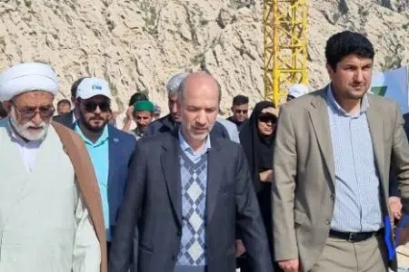 سد باغان بوشهر مور بازدید وزیر نیرو قرار گرفت