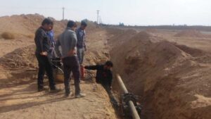 پایان عملیات آبرسانی به مسکن ملی مروست