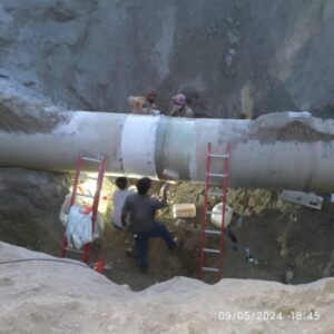 پایان-عملیات-تعمیر-خط-انتقال-آب-شرب-از-س