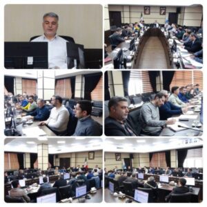 برگزاری جلسه شورای مدیران شرکت آب منطقه ای زنجان