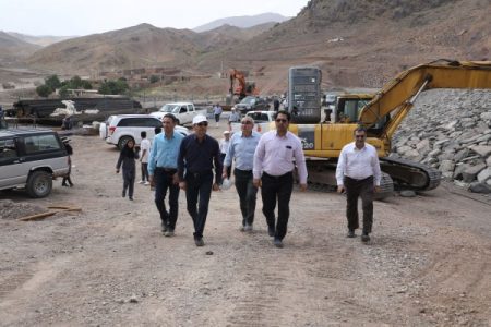 سدهای در حال ساخت استان قزوین مورد بازدید قرار گرفت