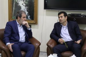 دیدار نماینده مردم بندرانزلی در مجلس شورای اسلامی با مدیرعامل آب منطقه‌ای گیلان