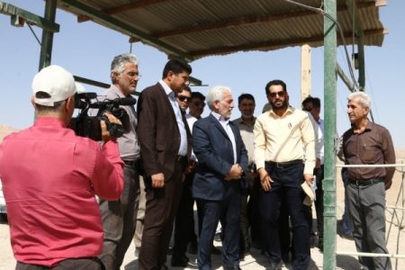 بازدید معاون وزیر نیرو در امور آب و آبفا از سد دالکی استان بوشهر