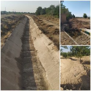 اتمام عملیات لایروبی کانال خنداب