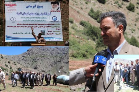 کلنگ احداث مجتمع تامین آب آشامیدنی ۳۱ روستای الموت شرقی به زمین زده شد