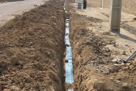 اجرای بیش از سه کیلومتر خط انتقال و شبکه تامین آب آشامیدنی