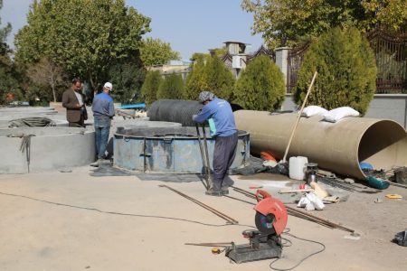 اصلاح شبکه فاضلاب بلوار طالقانی شاهین شهر به روش نوین و مکانیزه TBM