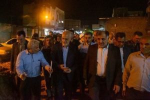 بازدید مدیر عامل سازمان آب و برق خوزستان از پروژه های آبرسانی به شوشتر