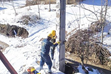 اجرای دو  پروژه  بهینه سازی شبکه و تاسیسات توزیع برق روستایی در شهرستان میامی