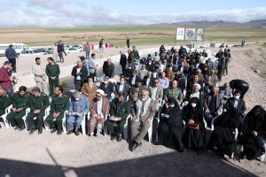 افتتاح پروژه مخزن 400 هزار مترمکعبی و کانال 5.7 کیلومتری انتقال آب کشاورزی روستای آقابابا استان قزوین