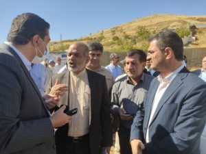 پروژه انتقال آب از سد آزاد به تصفیه خانه سنندج پیشرفت مطلوبی دارد
