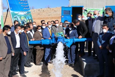 پروژه آبرسانی شهید شریفی شهر هرابال شهرستان بیضا به بهره برداری رسید
