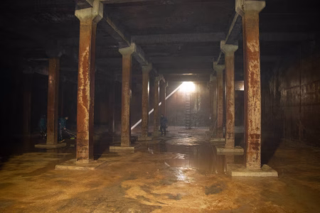 آبفای خراسان شمالی ۶۵ کیلومتر خطوط و ۱۵هزار متر مکعب مخزن را شستشو داد