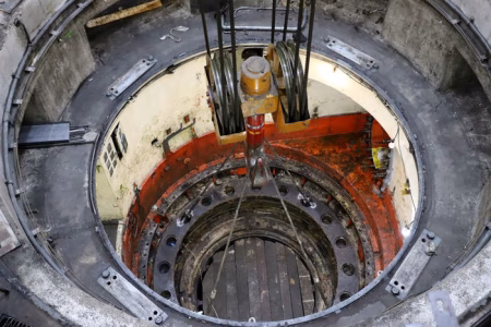 اتمام دمونتاژ واحد شماره ۵ نیروگاه سد دز با خروج باتوم رینگ