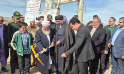 اجرای عملیات اجرایی مخزن هزار مترمکعبی روستای اسلام آباد