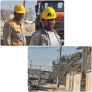 ۳۵۰ متر تبدیل شبکه سیمی به کابل خودنگهدار در سراوان