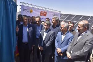 افتتاح نیروگاه خورشیدی ۳ مگاواتی خمین