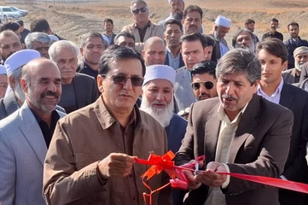 افتتاح پروژه بزرگ آبرسانی شهرستان صالح‌آباد