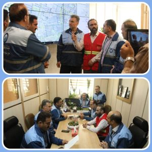 اولین مانور سراسری رزمایش ملی مرکز CRM ، دفتر مدیریت بحران و HSE