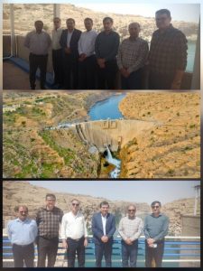 بازدید اعضای کمیسیون رسیدگی به امور آب‌های زیرزمینی از سد رئیسعلی دلواری