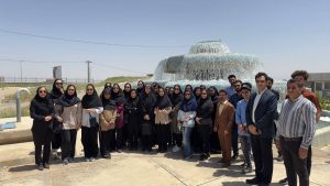 بازدید دانش‌آموزان دانشجویان نیشابور از تصفیه‌خانه آب سردار سلیمانی بجنورد
