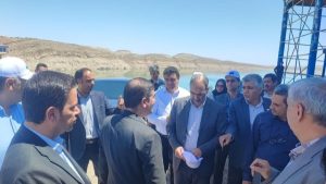 بازدید رئیس حوضه آبریز فلات مرکزی منابع آب ایران