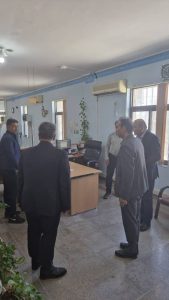 بازدید سرزده مدیرعامل شرکت توانیر از مدیریت برق شهرستان کنگان