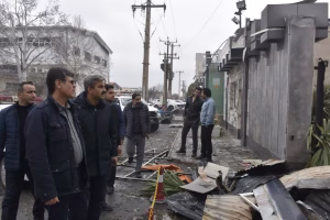 بازدید سرپرست شرکت توانیر از خسارت شبکه برق اراک