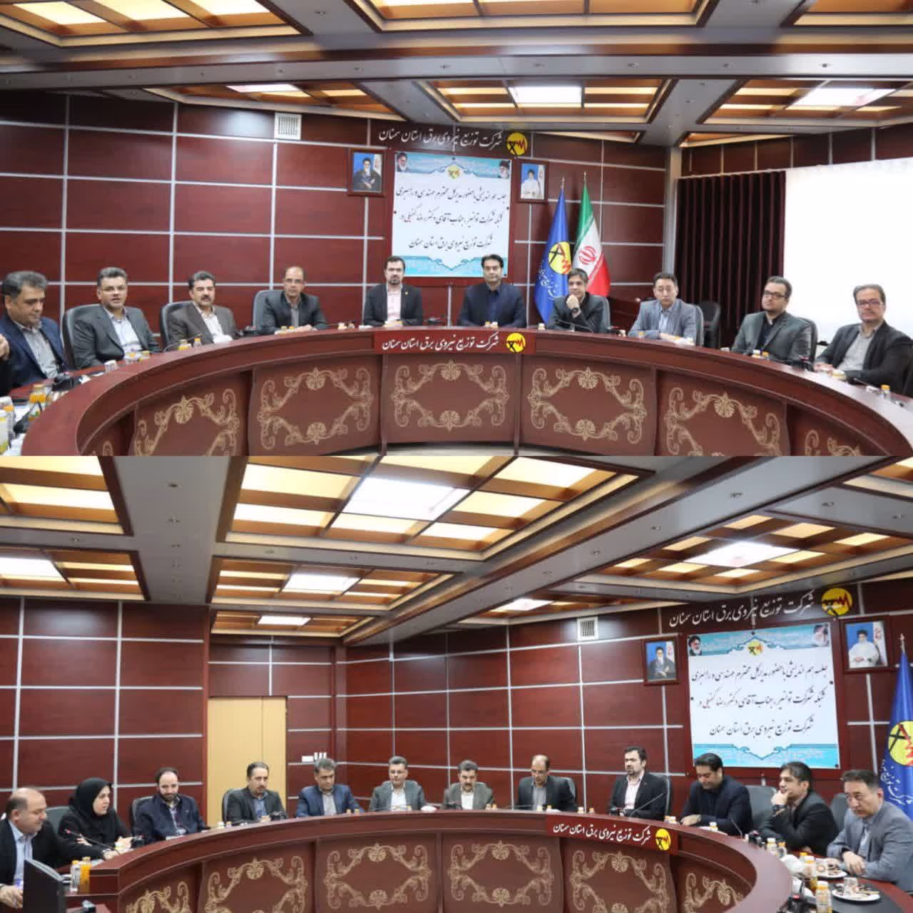 بازدید مدیر کل دفتر مهندسی و راهبری شبکه توانیر از ظرفیت‌ها و دستاوردهای فنی شرکت توزیع برق استان سمنان