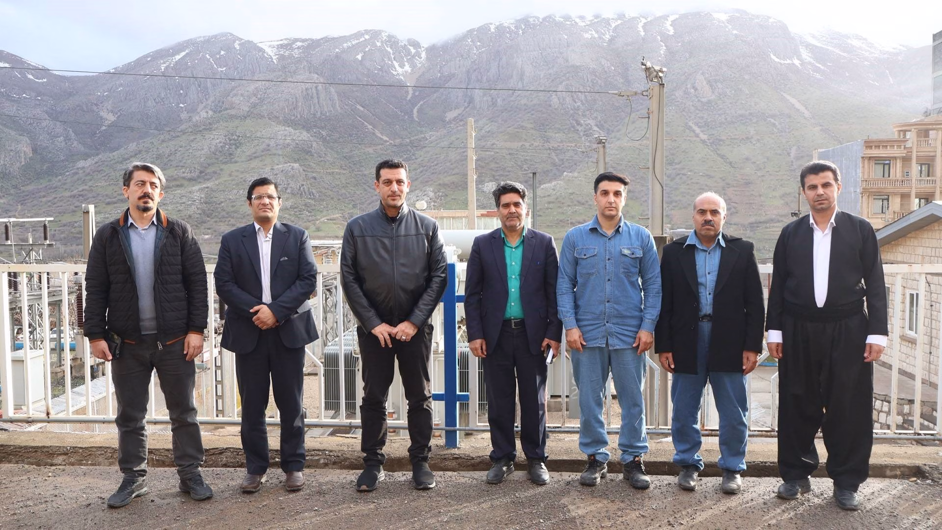 بازدید مدیرعامل شرکت برق منطقه‌ای غرب از پست های برق استان کرمانشاه