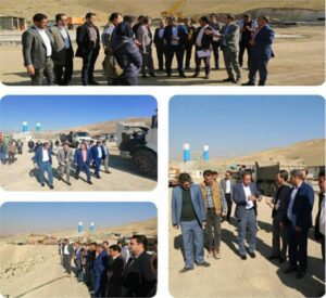 مدیریت شهری بومهن از پروژه احداث تصفیه خانه فاضلاب بازدید کرد