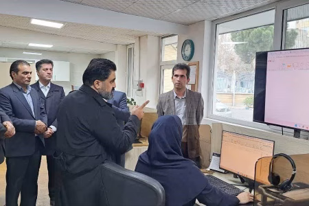 بازدید مسئول مرکز ملی ارتباط با مشتریان آبفای کشور از مرکز CRM آبفای خراسان رضوی در نــیــشــابــور