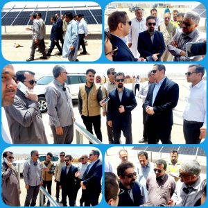 بازدید معاون استانداری و مدیرعامل شرکت برق منطقه‌ای سیستان و بلوچستان