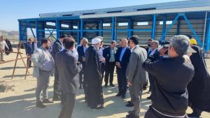 بازدید معاون امور عمرانی استاندار از وضعیت برقرسانی به آب شیرین کن های منطقه جنوب استان