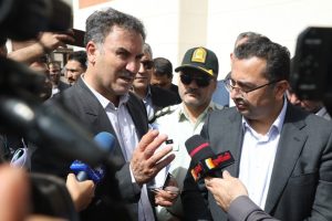 بازدید معاون وزارت راه و شهرسازی از مخزن در حال احداث آب آشامیدنی ناحیه شهری مهرگان قزوین