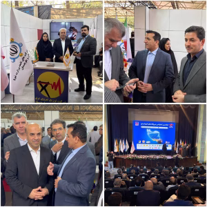 بازدید معاون وزیر نیرو و رئیس (ساتبا) از غرفه شرکت توزیع برق سیستان و بلوچستان
