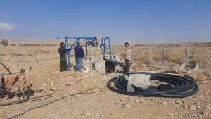 بازدید میدانی مدیر امورآبفا شهرستان شاهرود از روستای خیج از توابع شهر کلاته خیج