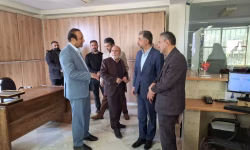 بازدید نماینده مردم فیروزکوه از اداره آب و فاضلاب و بررسی مسائل تأمین آب شرب