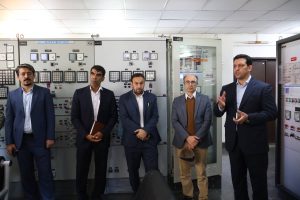 بازدیدگروه برق دانشگاه رازی کرمانشاه ازتاسیسات پست شرکت برق منطقه ای غرب