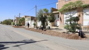 بازسازی شبکه توزیع آب خیابان ولایت یزد