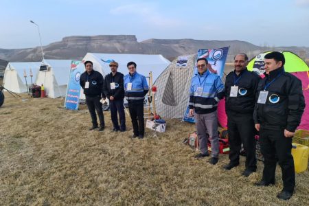 حضور شرکت آب و فاضلاب استان زنجان در مانور سیل و زلزله شمال غرب کشور