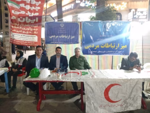 برگزاری میز خدمت با حضور مسئولان ادارات برق ، آب ، گاز و مخابرات شهرستان اسفراین