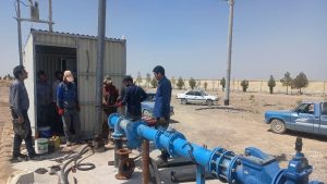 بهره‌برداری چاه جدید آب شهر مروست