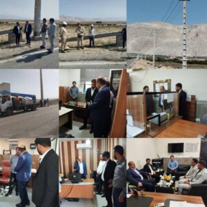 بازدید میدانی از مدیریت برق شهرستان عسلویه